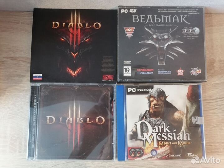 Старые компьютерные игры на CD/DVD Дисках