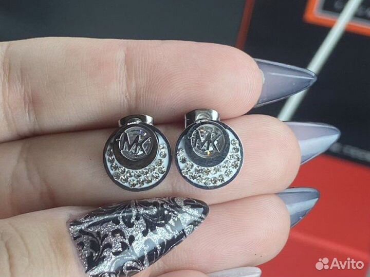 Серьги гвозди michael kors