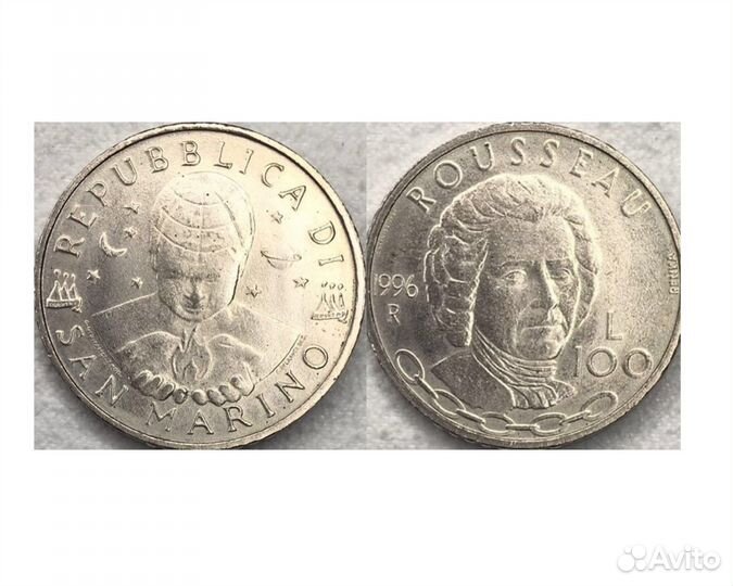 Сан-Марино - 100 лир - 1996 г. CuNi