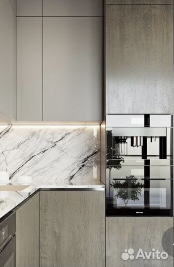 Остров-столешница из керамики Арх-Скин