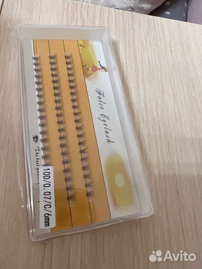 Накладные ресницы пучки 10D