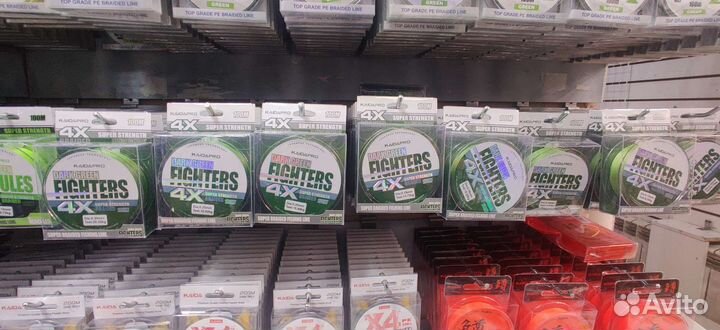 Плетеный шнур зелёный Kaida Fighters