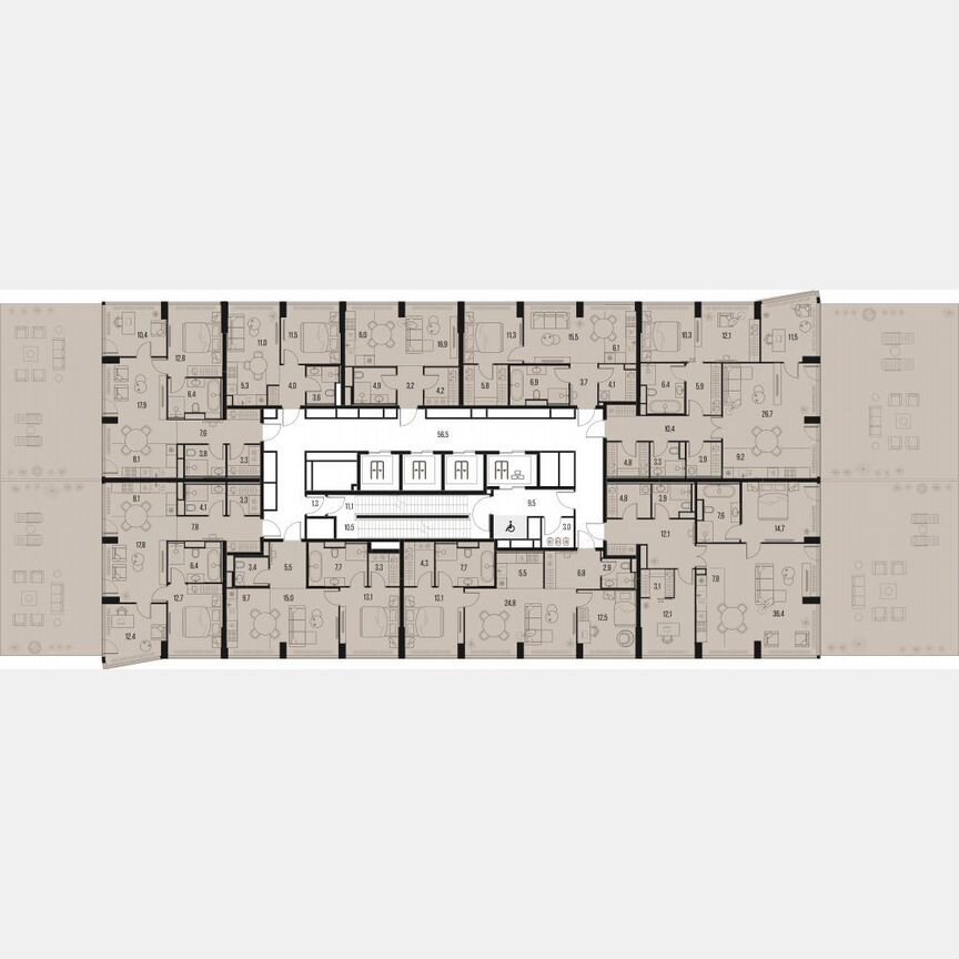1-к. квартира, 35,2 м², 2/39 эт.