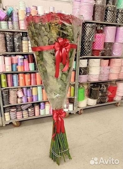 Высокие розы Букеты с доставкой