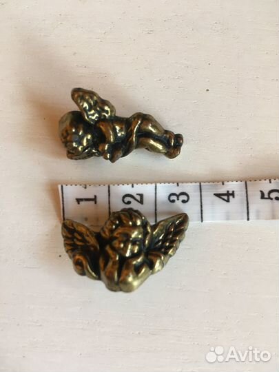 Пуговицы ангелочки 12 шт пластик