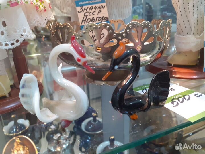 Стеклянные фигурки СССР