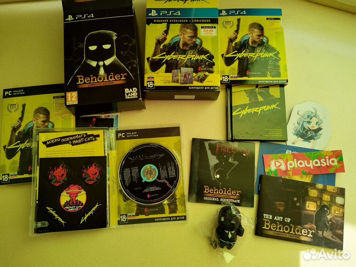 Игры для пк и содержимое боксов