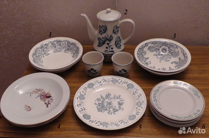 Фарфоровая посуда СССР