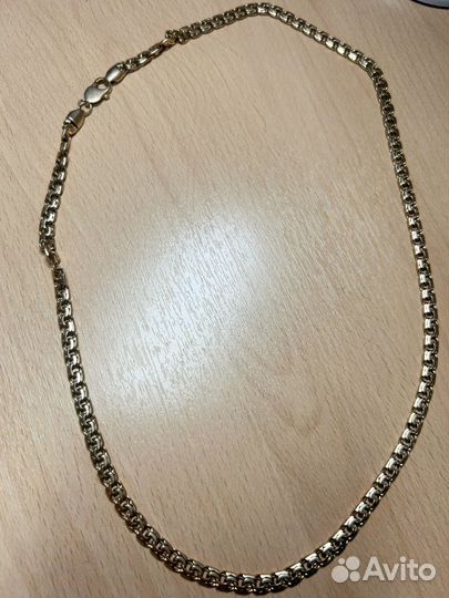 Цепочка золотая мужская бисмарк