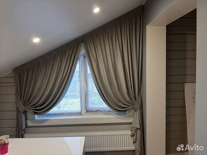 Шторы, карнизы, жалюзи, рулонные шторы