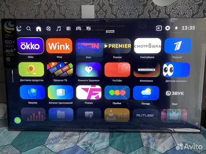 Новый Телевизор sber 55 4K smart TV Салют