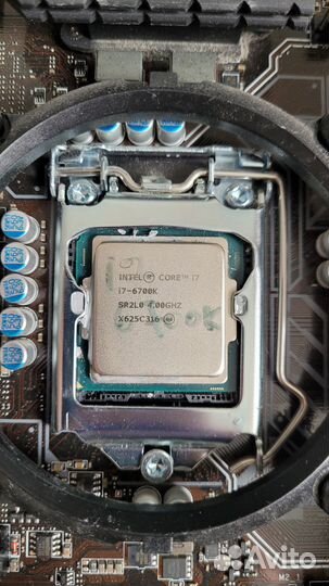 Intel i7-6700k +MSI Z270-A PRO + 16GB DDR4+Кулер