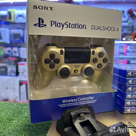 Sony Ps4 slim Gold 6 игр + 2 геймпада
