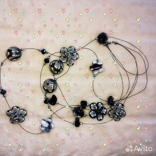 Комплект колье и серьги