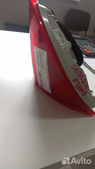 Фонарь задний внутренний правый Пежо 2008