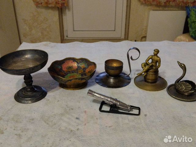 Статуэтки и др. Бронза, латунь Старинные