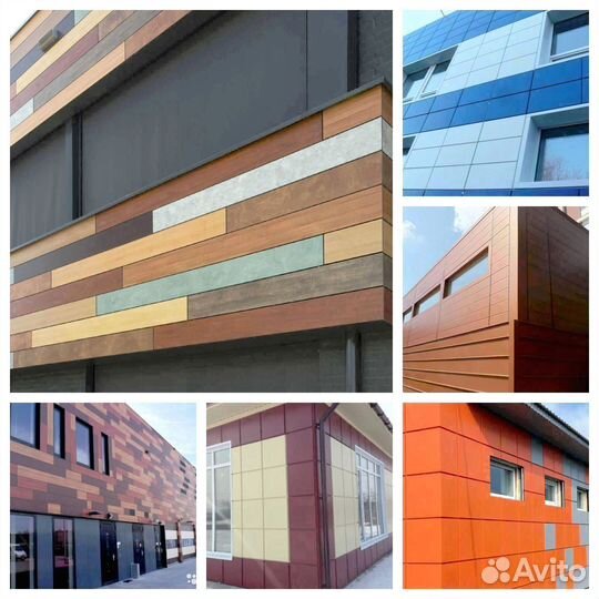 Кассеты фасадные металлические