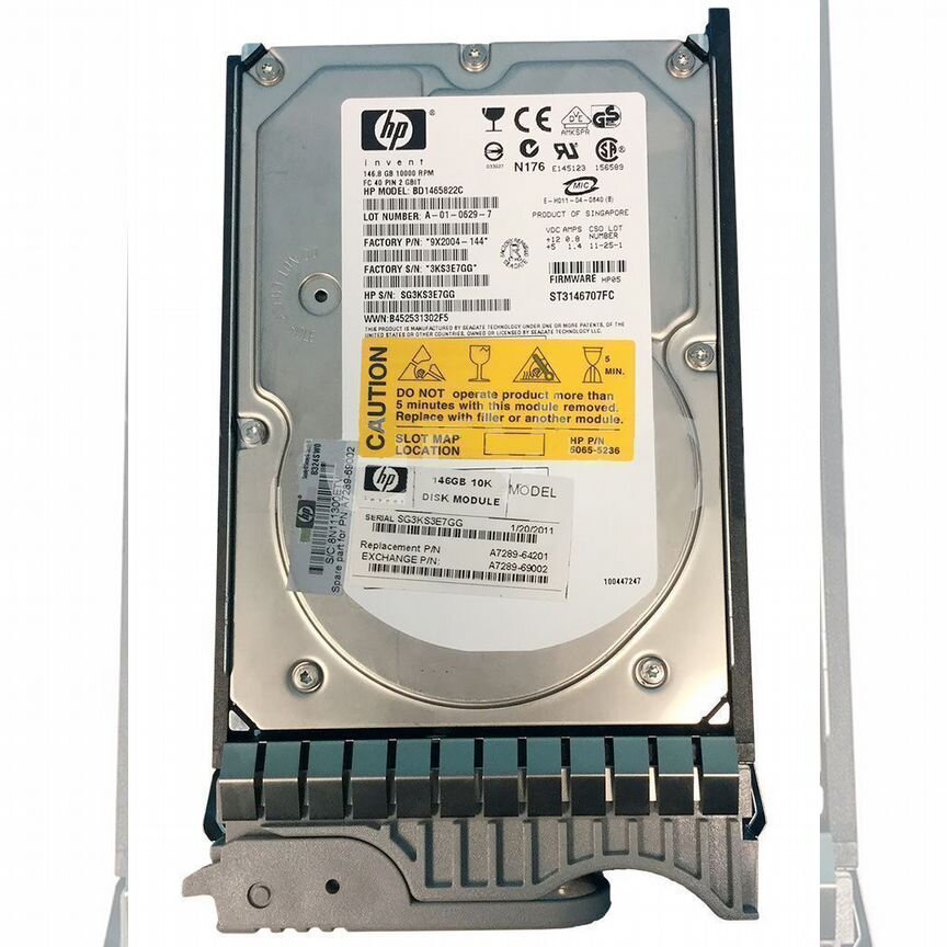 [A7289A] Жесткий Диск Hp 146gb Fibre Channel 3,5" Hd A7289a