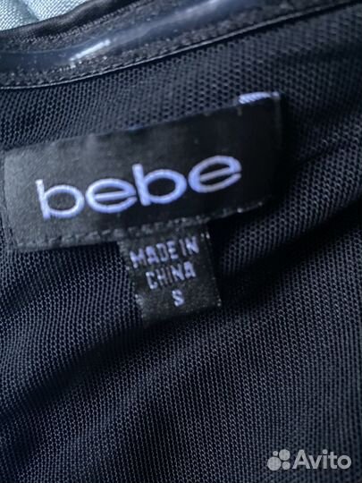 Черное платье bebe