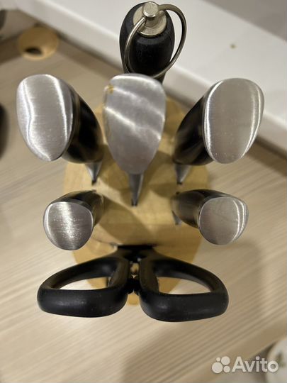 Набор кухонных ножей Koning с подставкой бу