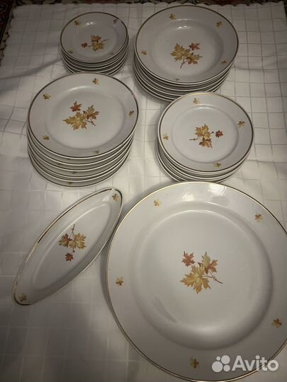 Сервиз столовый Кленовый лист