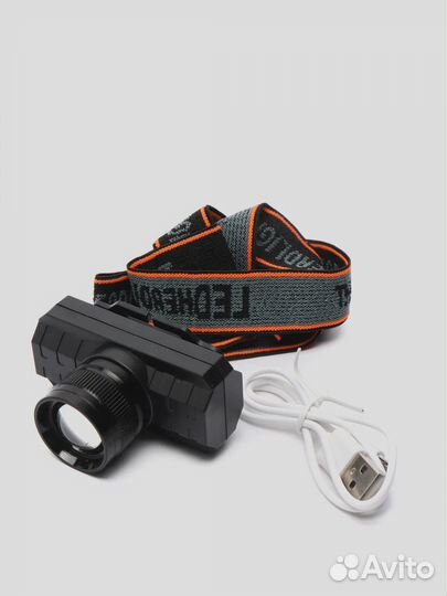 Фонарь налобный аккумуляторный (YYC-1806)