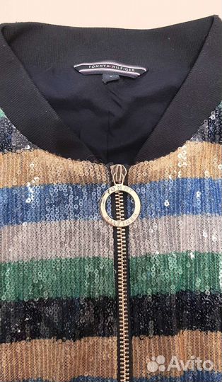 Бомбер tommy hilfiger для девочки, оригинал, р134