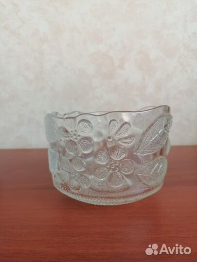 Хрустальная ваза конфетница СССР