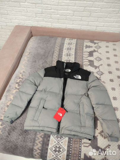 Пуховик The North Face 700 Серый