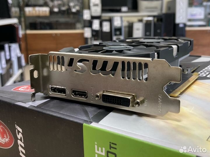 Видеокарта MSI nvidia GeForce GTX 1050TI 4Gb