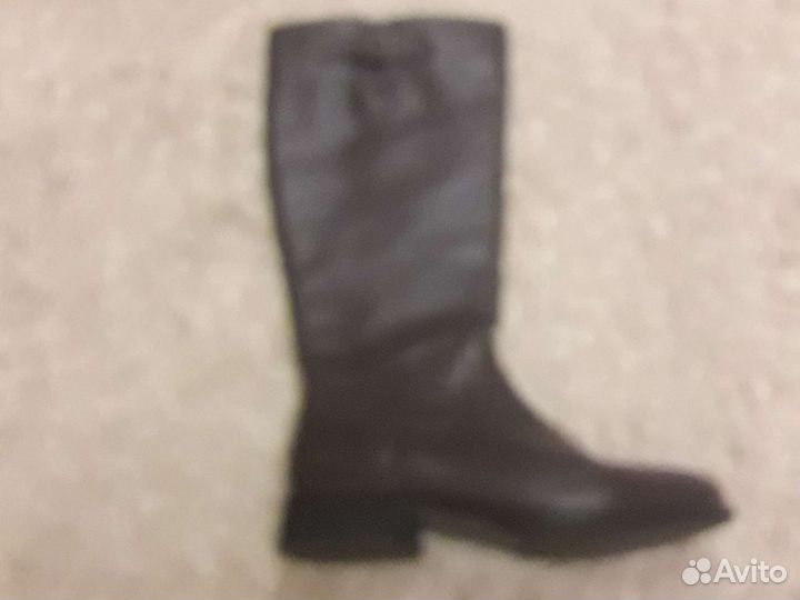 Сапоги осенние Индия новые кожа