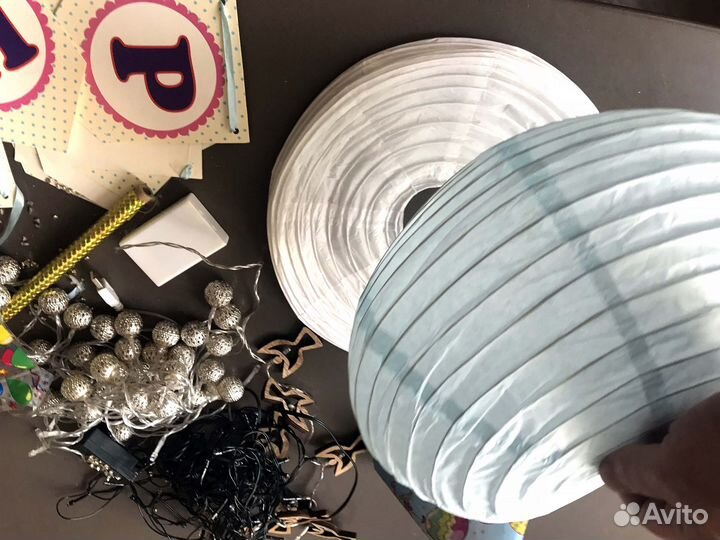 Китайские бумажные фонарики/шарики. Гирлянды