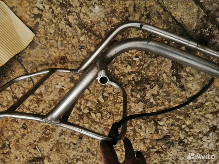 Багажник для мопеда велосипеда нержавейка