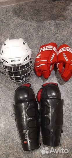 Шлем, краги, щитки