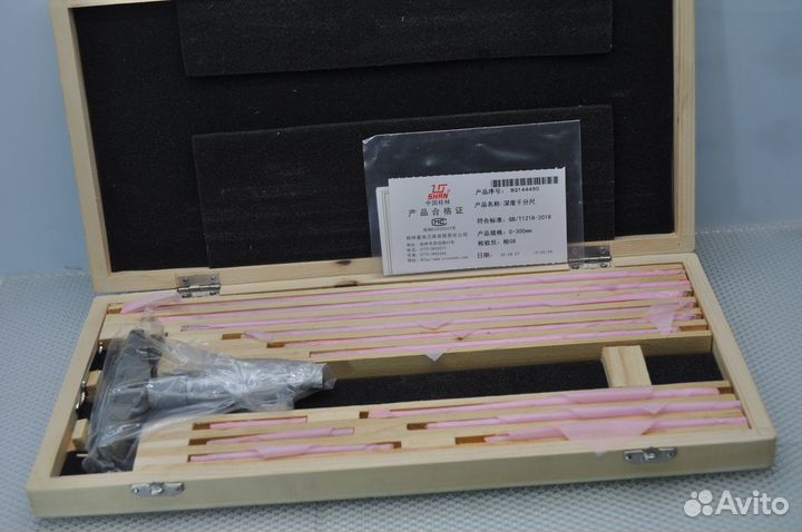 Глубиномер микрометрический гм 0-300мм