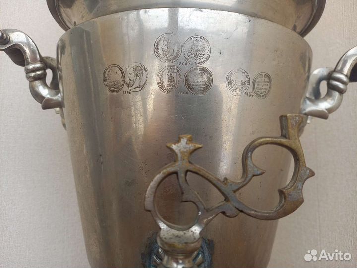 Самовар угольный на дровах Рюмка Ваза Воронцов