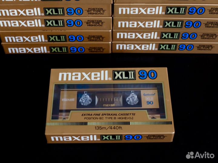 Аудиокассета maxell XLll 90