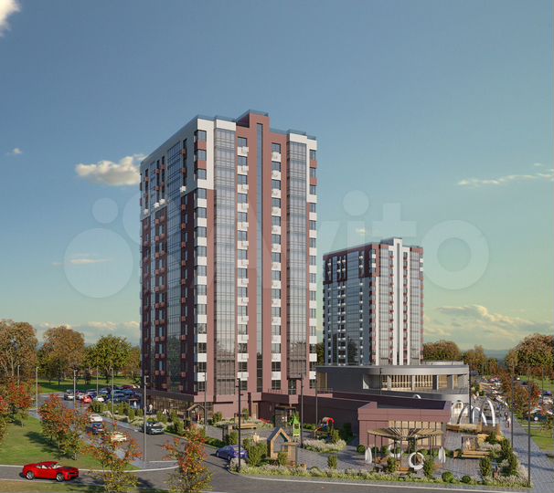 3-к. квартира, 71,4 м², 7/15 эт.