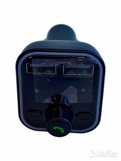 Модулятор FM 2 USB+bluetooth,громкая связь,слот дл