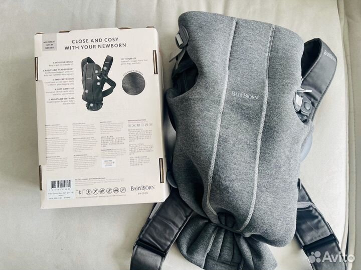 Эргорюкзак BabyBjorn Mini Cotton Jersey