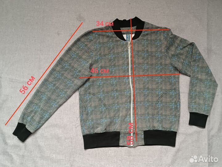 Кофта на замке женская бомбер 42-44