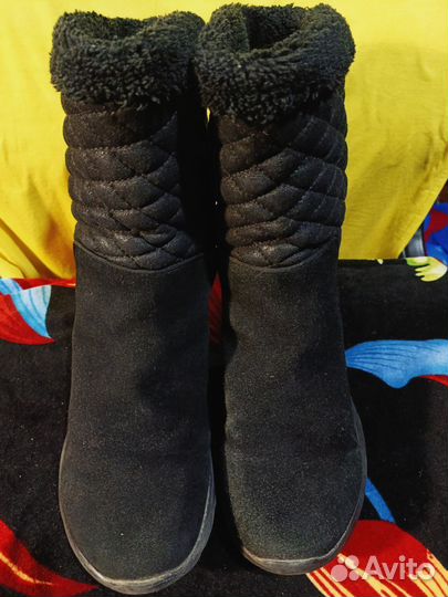 Сапожки из замши 37 размер