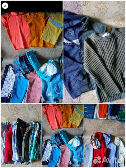 Вещи детские, разные на возраст 2-8 лет,много