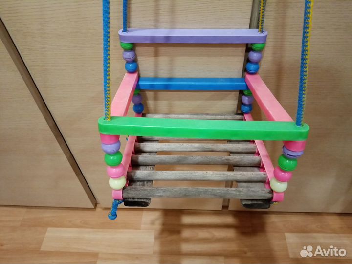 Качели детские подвесные 2 шт