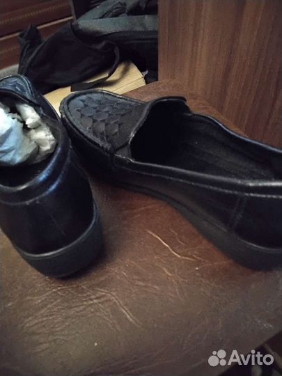 Мокасины женские 39 размер кожзам