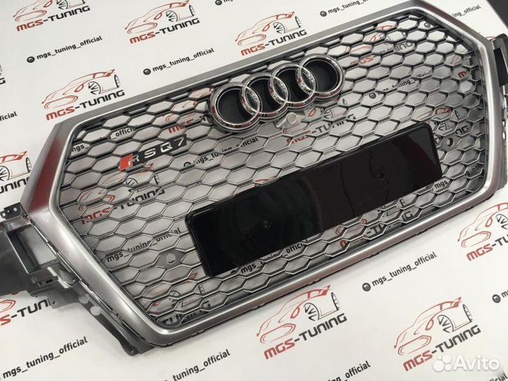 Решётка на Audi Q7 15-н.в RSQ7 Стиль 2