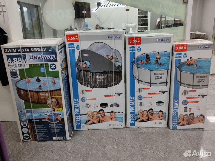 Бассейн каркасный