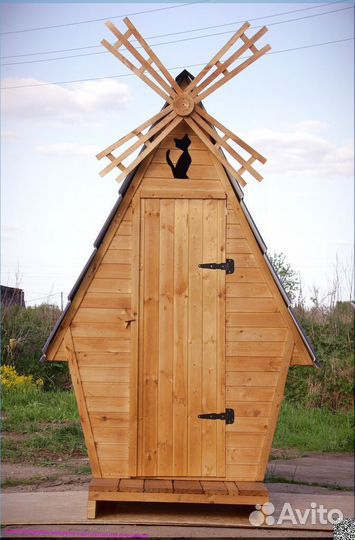 Дачный туалет с установкой