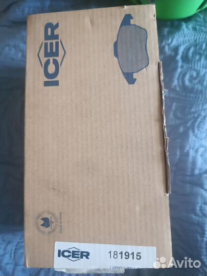 Тормозные колодки icer 181915