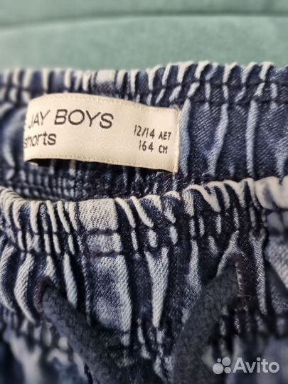 Шорты джинсовые для подростка, р.164